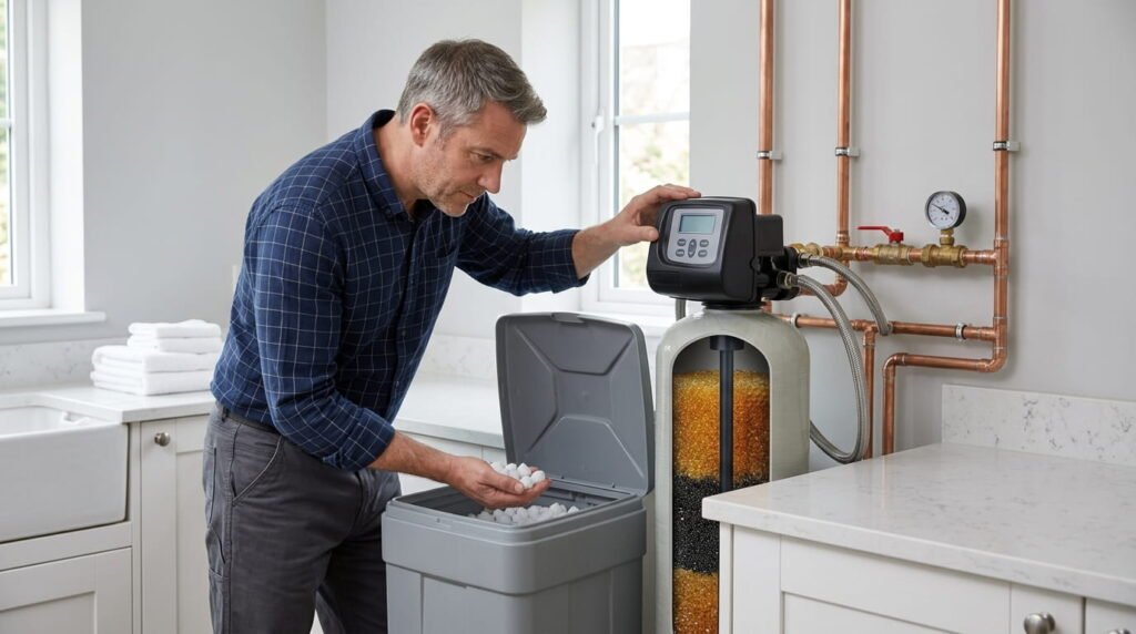 water softener resin